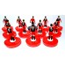 Subbuteo Andrew Table Soccer L'Aquila Calcio 1978-79 on Classic Hasbro bases